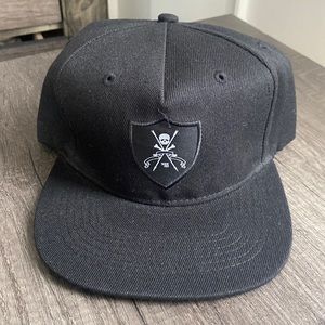 Black scale Black snapback